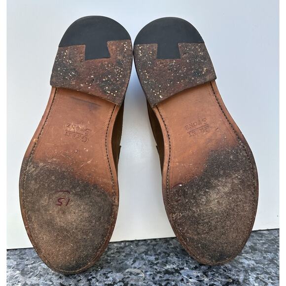 Grant Stone Traveler Penny Loafer Bourbon Suede Men’s Size 11D - Picture 16 of 16